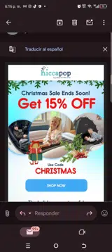 CHRISTMAS coupon verification screenshot