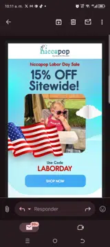 Laborday coupon verification screenshot