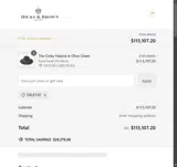 Hicks & Brown coupon verification screenshot