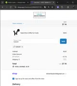 TOPOFF coupon verification screenshot