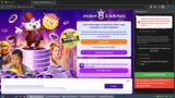 High 5 Casino coupon verification screenshot