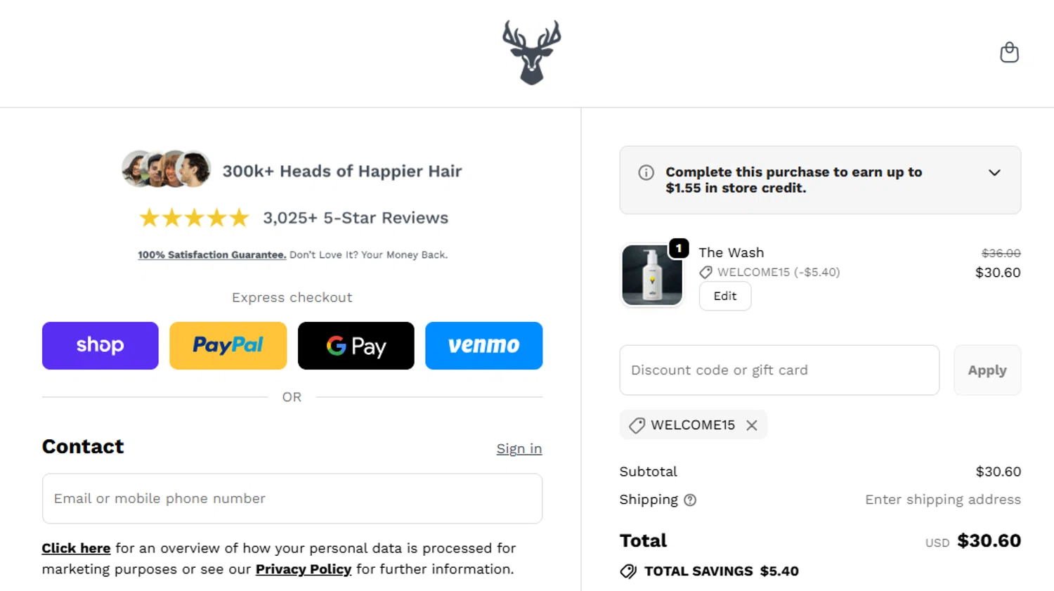 Highland Style discount code screenshot showing code WELCOME15 applied at Highland Style checkout page. Uploaded by SimplyCodes community member leiraM on Dec 15, 2025