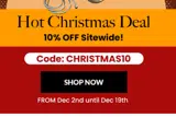 christmas10 coupon verification screenshot