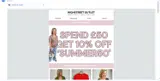 SUMMER50 coupon verification screenshot