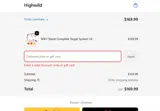 Highwild coupon verification screenshot