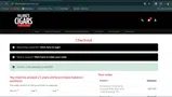 Hilands Cigars coupon verification screenshot