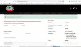 Hilands Cigars coupon verification screenshot