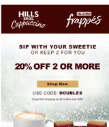 DOUBLES coupon verification screenshot