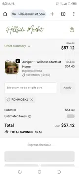 RDHMQBKJ coupon verification screenshot