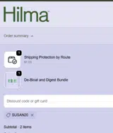 SUSAN20 coupon verification screenshot