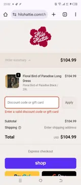 ACTIVATE20 coupon verification screenshot