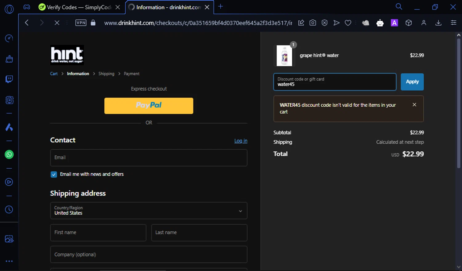 Hint Water Promo Codes 50 Off July 2024