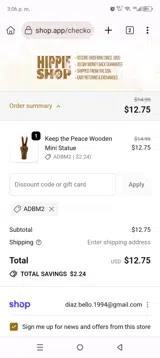 ADBM2 coupon verification screenshot