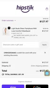 C9842202A6AC coupon verification screenshot