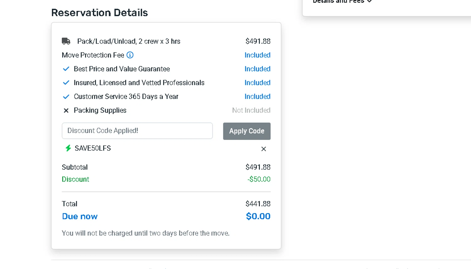 HireAHelper checkout page showing HireAHelper discount code box | Screenshot taken by SimplyCodes community member on Nov 3, 2025