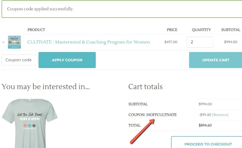 how to use Hire My Mom coupons