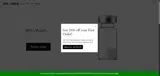 His & Hers coupon verification screenshot