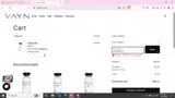 His & Hers coupon verification screenshot
