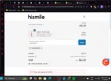Hismile Teeth Int coupon verification screenshot