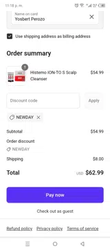 NEWDAY coupon verification screenshot