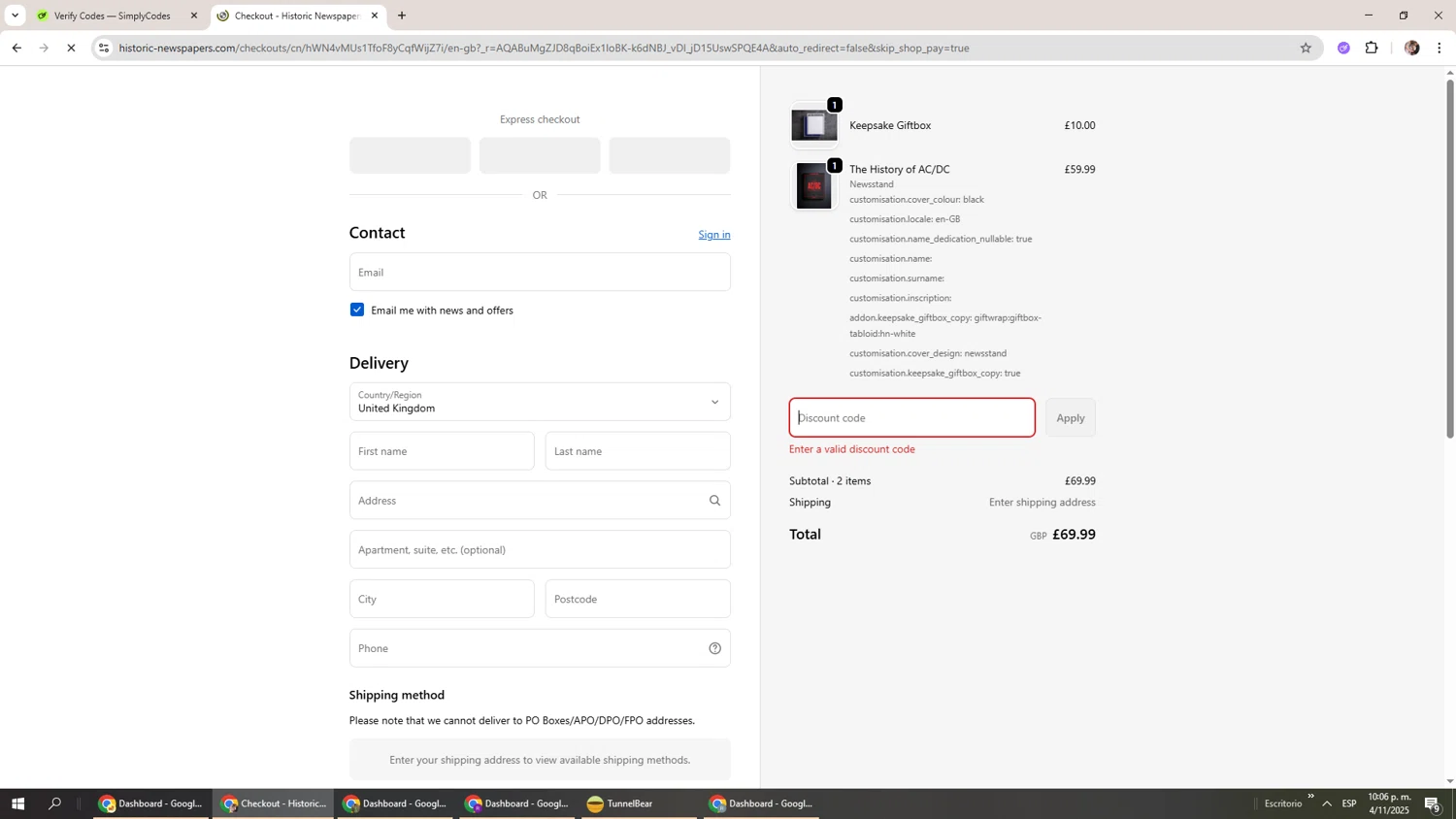 Historic Newspapers promo code screenshot showing code 15OFFER applied at Historic Newspapers checkout page. Uploaded by SimplyCodes community member Levi_Ackerman on Nov 5, 2025