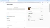 History Salvaged coupon verification screenshot