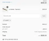 History Salvaged coupon verification screenshot