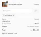 History Salvaged coupon verification screenshot