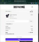 WELCOME15 coupon verification screenshot
