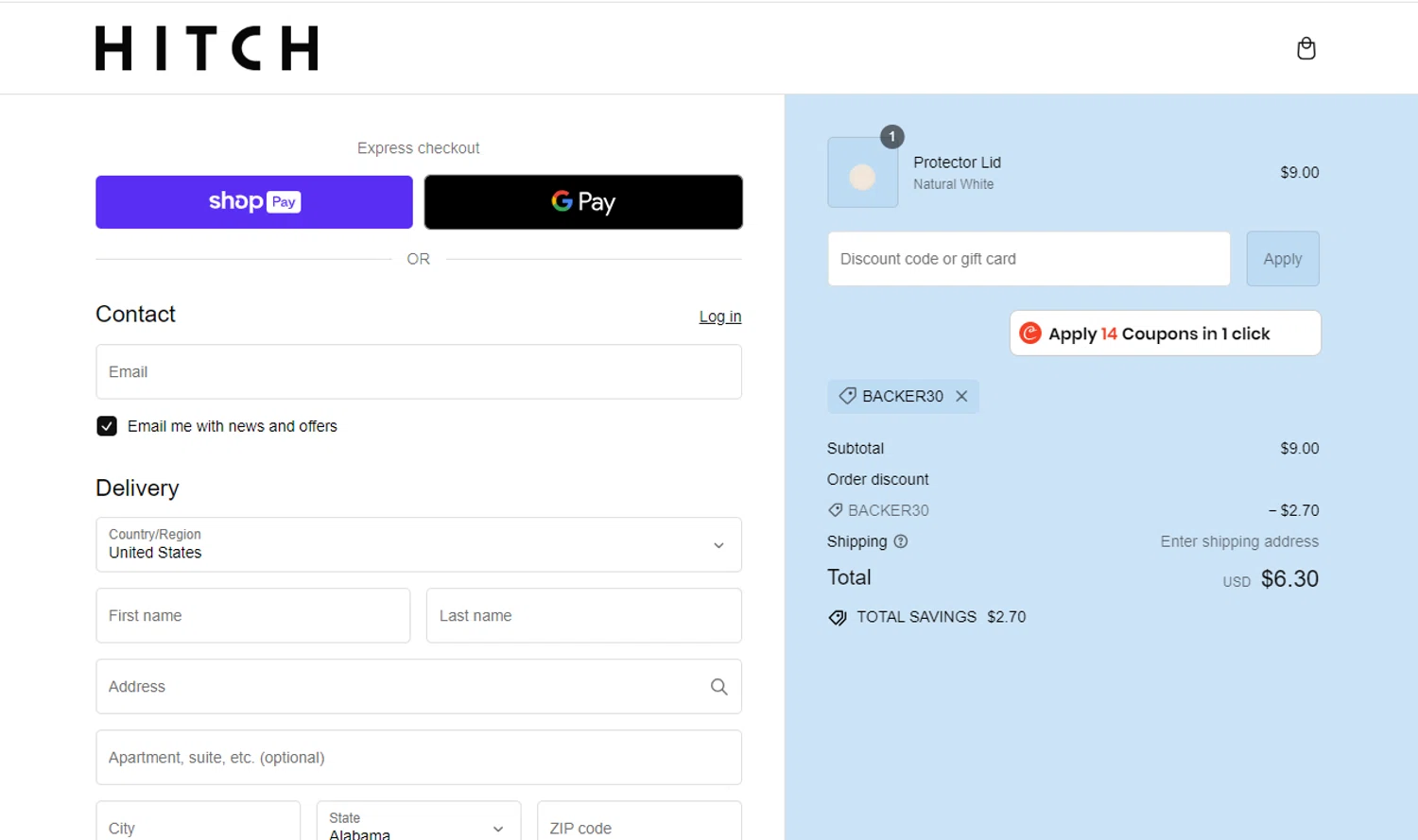 Hitch Promo Codes 30 Off Coupon Codes in August 2024 SimplyCodes