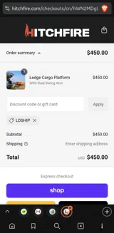 LDSHIP coupon verification screenshot