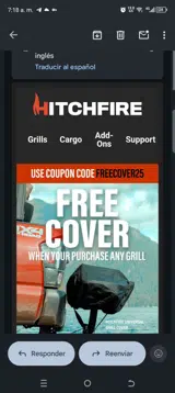 Freecover coupon verification screenshot