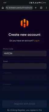 Hiveon coupon verification screenshot