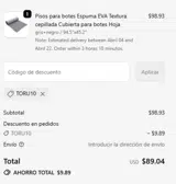 HjDeck coupon verification screenshot