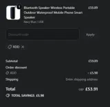 XDD coupon verification screenshot