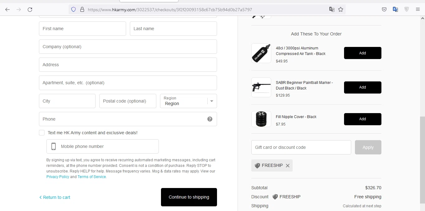 how to use HK Army coupons