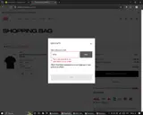 H&M coupon verification screenshot