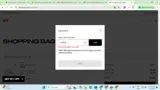 H&M coupon verification screenshot
