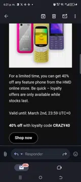 CRAZY40 coupon verification screenshot