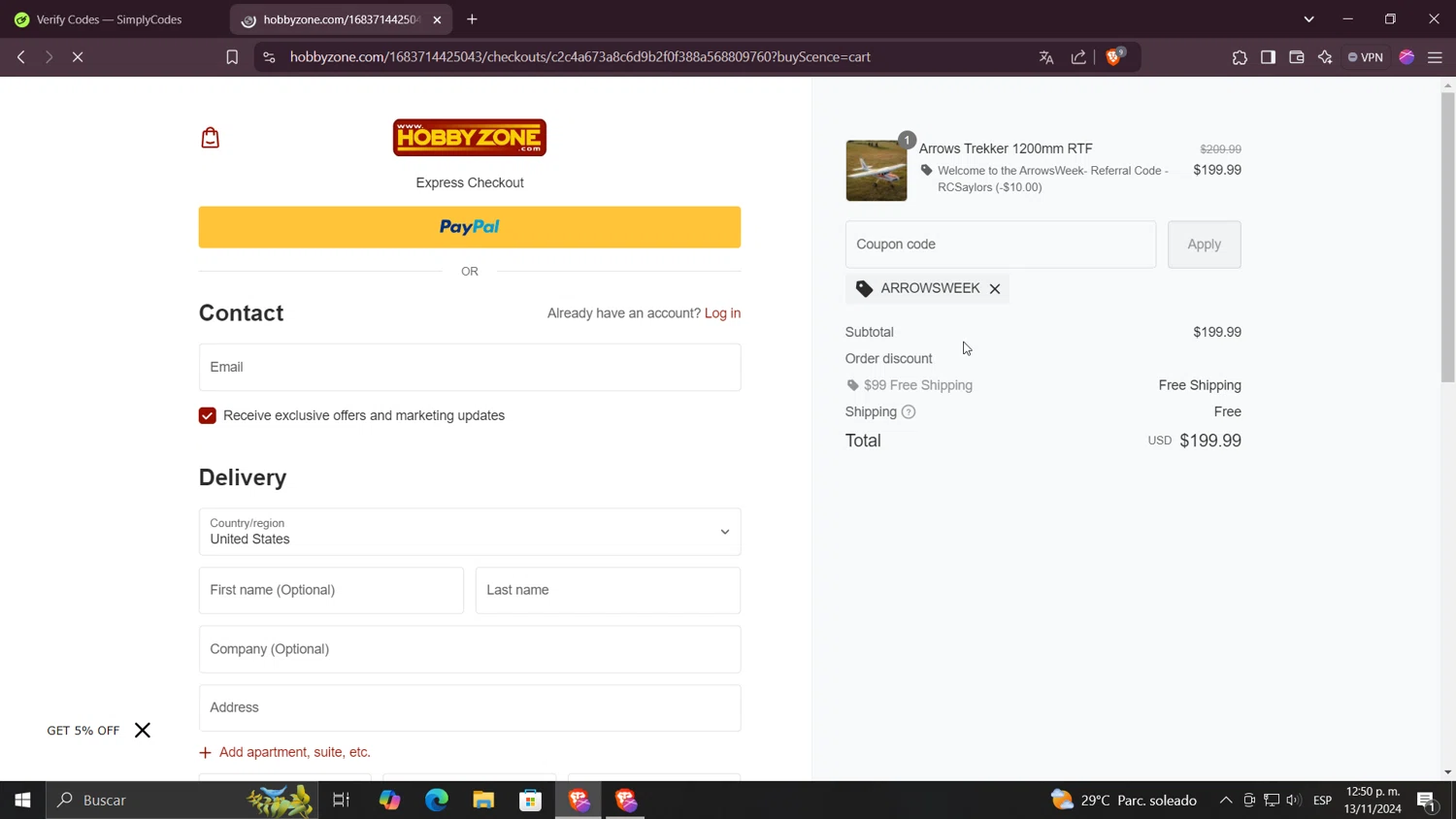 how to use Hobby Zone coupons