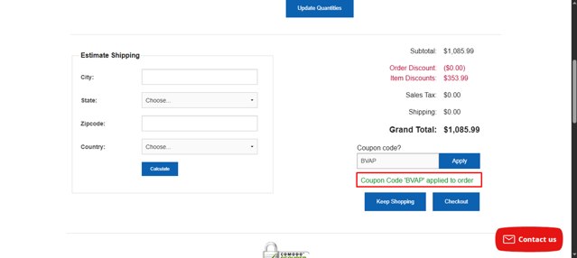 Hockey World checkout page showing Hockey World promo code box | Screenshot taken by SimplyCodes community member on Jul 23, 2025
