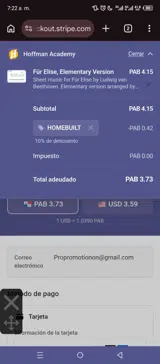 Hoffman Academy coupon verification screenshot