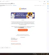 Hoffman Academy coupon verification screenshot