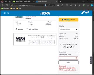 HOKA Discount Codes - 10% Off (1 Verified) Oct 2025