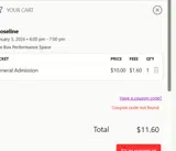 HoldMyTicket coupon verification screenshot