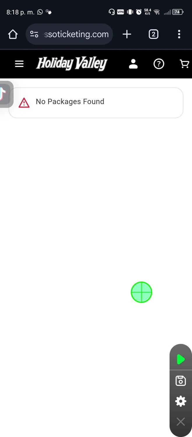 Holiday Valley promo code screenshot showing code 15OFF applied at Holiday Valley checkout page. Uploaded by SimplyCodes community member GumballWatterson on Feb 27, 2025