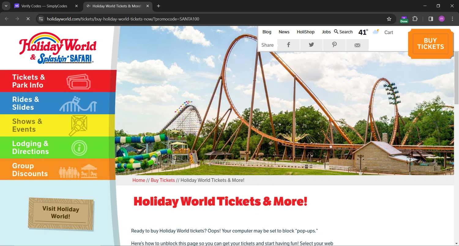 Holiday World Promo Codes 11 Off September 2024