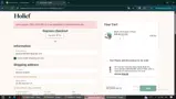 HELLOHOLIEF15 coupon verification screenshot