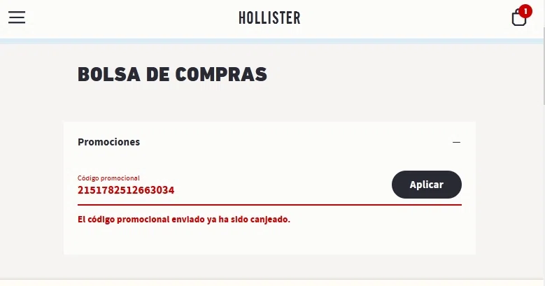 free hollister promo code 2022