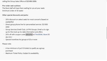 Hollywood Bowl Promo Codes (1 Verified) - 20% Off Oct 2025